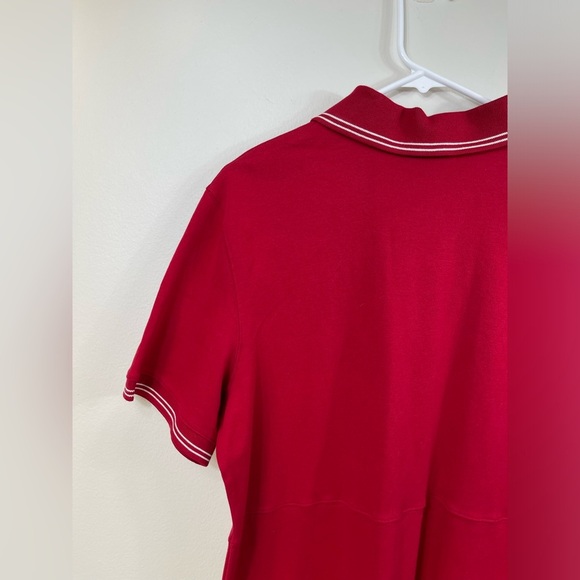 Red Polo Dress by Talbots Cotton Work Summer Size XL - Picture 10 of 14